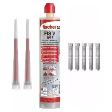 Imagem de Chumbador Químico VL com 05 Camisas Bucha Injeção 12mm - FISCHER