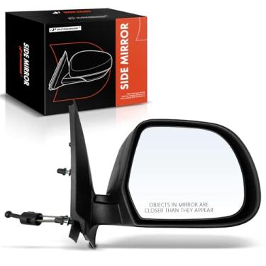 Imagem de A-Premium Espelho retrovisor manual do lado do passageiro - compatível com Nissan Versa 2012 2013 2014 - Não aquecido manual dobrável textura preta espelho retrovisor externo - Substituição #
