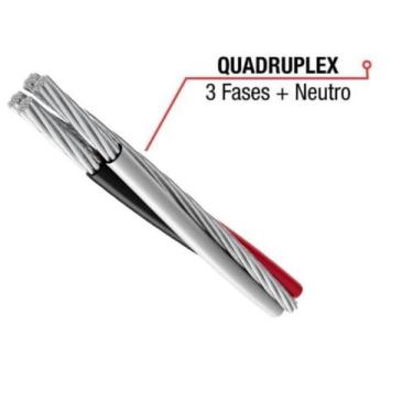 Imagem de Cabo De Alumínio Quadruplex 35mm Neutro Nú De 1kv de 40 Metros - megat