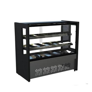 Imagem de Balcão Estufa 1,25 m Polar Preto Platinum PVE -127v