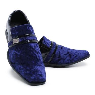 Imagem de Sapato Social Esporte Fino Estilo Italiano Acabamento Aveludado Premiu