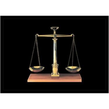 Imagem de Quadro Decorativo Escritórios De Advocacia Advogados Balança Da Justiç