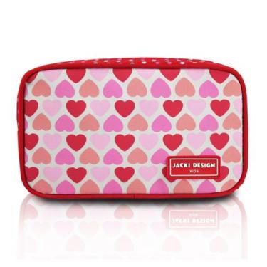 Imagem de Estojo Escolar Infantil Rosa Sapeka Jacki Design - M Vermelho