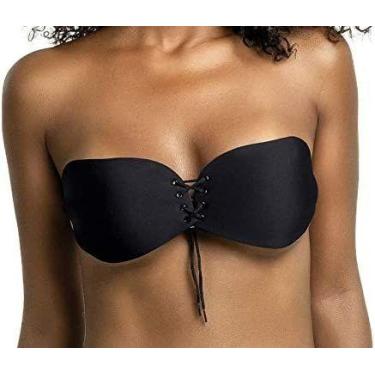 Imagem de Sutiã Adesivo Invisível Ajustável  PUSH UP - Preto - G 44 - BCS, g