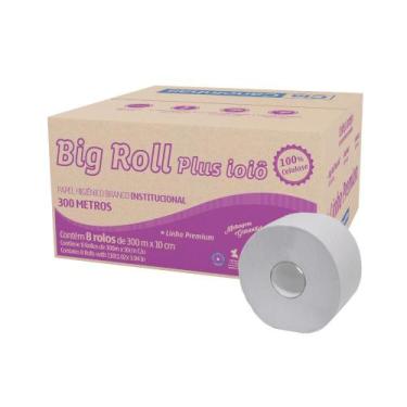 Imagem de Papel Higiênico Rolão 100% celulose Folha Simples Big Roll Canoinhas c