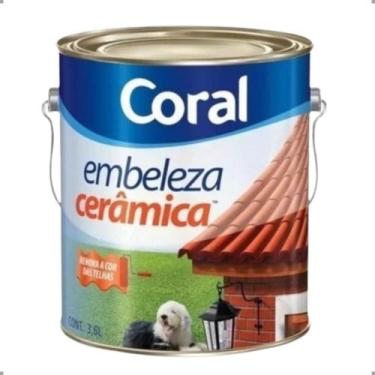 Imagem de Tinta Acrílica Standard Brilho Embeleza Cerâmica 3.6l Coral