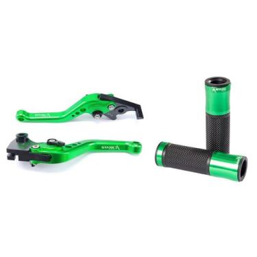 Imagem de Kit Manete Manopla Esportivo Gladius Srad 750 1000 Gsr 750 - NoBrand, 