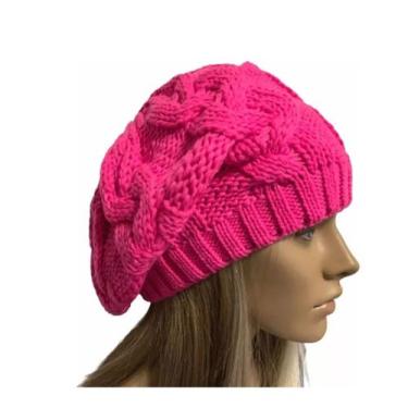 Imagem de Boina Trança Gorro Touca Toca Inverno Feminina Várias Cores pietrix - 