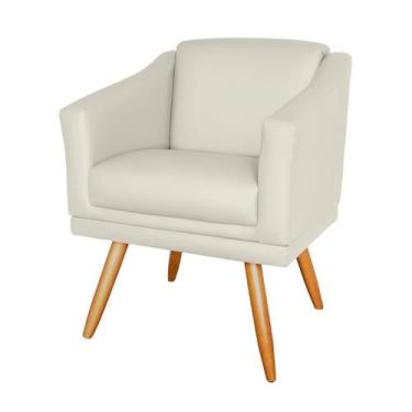 Imagem de Poltrona Decorativa San Diego Sala Recepção Escritório Revestimento Si