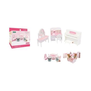 Imagem de Mini Coelho Villa - Conjunto de Móveis para Meninas - Brinquedo de Faz