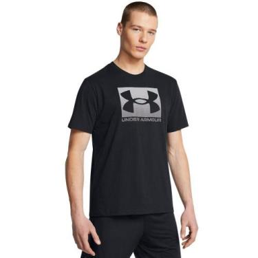 Imagem de Camiseta Masculina Under Armour Boxed Sports, Preto, M