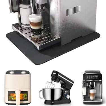 Imagem de LonlyEagle Deslizadores de Eletrodomésticos de Cozinha Rotação de 360 Graus Movendo-Se No Balcão, Deslizadores de Eletrodomésticos Cortados para Ajustar, Tapete para Batedeira Kitchenaid com Acessório