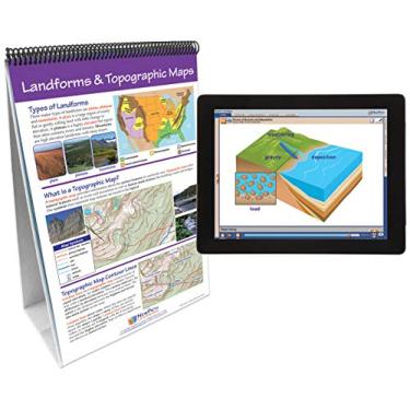 Imagem de NewPath Earth's Surface Flip Chart com aula de multimídia online