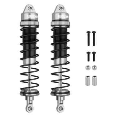 Imagem de Conjunto de amortecedores traseiros de carro RC 1/10 peças de atualização compatíveis com Arrma 1/10 Typhon 3S/2S Granito 4x4 Bigrock Senton Amortecedor de alumínio montado, substituição de AR330551
