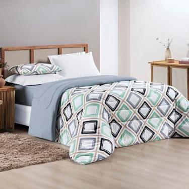 Imagem de Edredom SUPER KING dupla face penteado malha 100% algodão (Harmony)