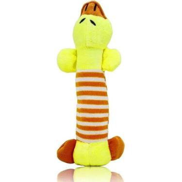 Imagem de Brinquedo Para Cachorros Pelúcia Bichinhos Pet Mordedor Pato - Shop Im