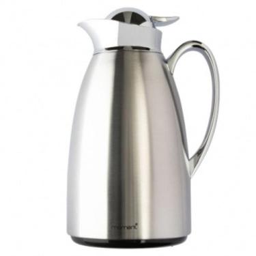 Imagem de Jarra Garrafa Térmica Inox Ampola Vidro Café Quente Luxo 1L - Losan, 1