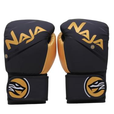 Imagem de Luva Boxe e Muay Thai Naja Extreme (Preto/Dourado, 12 OZ)