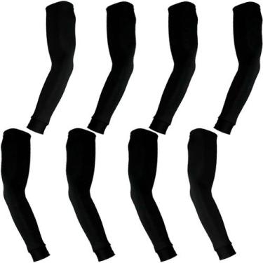 Imagem de Kit 4 pares de manguitos com proteção UV50+ - EX311, Preto, M
