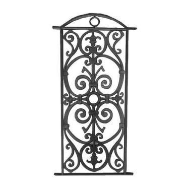 Imagem de Grade Ferro Fundido Janela Portuguesa Sacada Varanda 83x34cm - UNICLÁU