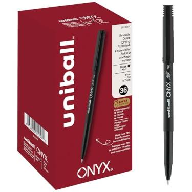 Imagem de Uni-Ball Caneta esferográfica ONYX, ponta fina, tinta preta, pacote com 72 (2013567)