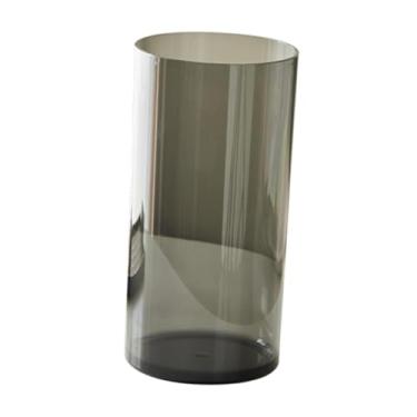 Imagem de WeiLaiKeQi Organizador de desktop de vaso de vaso de flores acrílico Arranjo floral para lareira Cozinha de escritório de casamento em casa, Mouth 15 Cm H 30 Cm