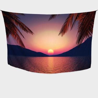 Imagem de Canga/Pareô Sublimado Por do Sol 1,00x1,50m - Fera Print - Sublimatex