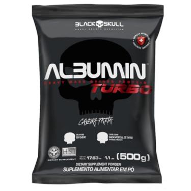 Imagem de Black Skull Refil Albumin Turbo Sem Sabor 500G