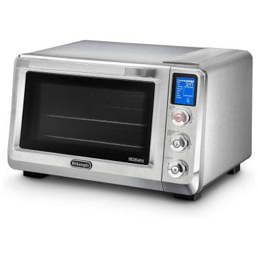 Imagem de Livenza Forno Elétrico de Bancada 24L com Visor LED, 1800W, Aço Inoxidável, 110v, DELONGHI EO241250M, Prateado