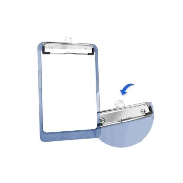 Imagem de Mini Prancheta 12 Cm X 18,5cm E Bloco De Anotações De 50 Fl - Cabem Em Bolsos E Bolsas Acrimet 155 Azul
