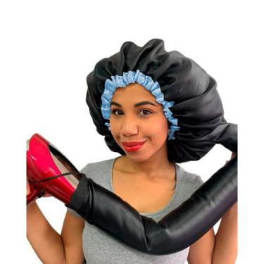 Imagem de Anny Beleza- Touca Difusora de Cetim Seca Cabelo Toca de cetim para se
