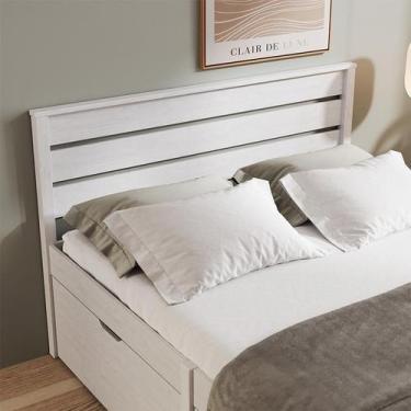 Imagem de Cabeceira Casal Charme Beauty Branca - Modern