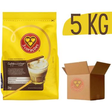 Imagem de Cappuccino 3 Corações Classic Soluvel 1Kg Vending - 5 Und