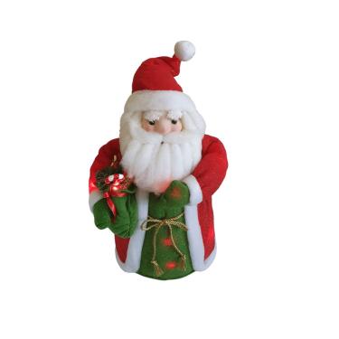 Imagem de Papai Noel Decorativo 69cm - 16 Leds Corpo/Rosto saldão.
