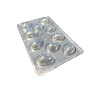 Imagem de Kit 2 Formas Acetato Silicone 3 Partes Bwb Ovo 50g Páscoa - Genérica