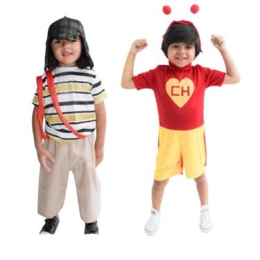 Imagem de Fantasia Infantil Chaves e Chapolin - RR Store, Chaves 1 á 2 Anos