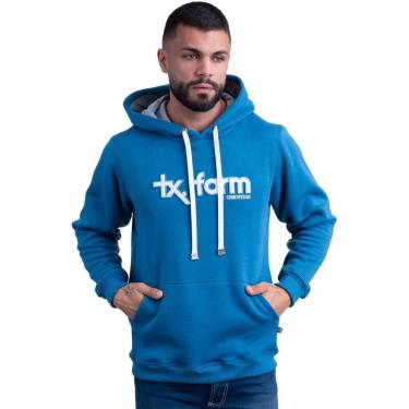 Imagem de MOLETOM TEXAS FARM - MT036 - DO P AO XG - AZUL JEANS/ OFF WHITE-Unissex