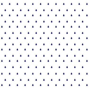 Imagem de Adesivo de Parede Gotinhas Azul Royal para Quarto 5x3cm