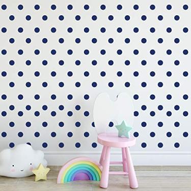Imagem de Adesivo de Parede Bolinhas Azul Royal 144un