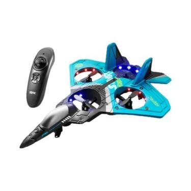 Imagem de Crianças RC Avião V17 24G Controle Remoto Lutador Hobby Avião Planador