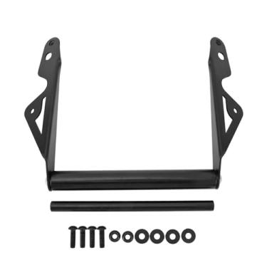 Imagem de Suporte para Suporte de Navegação de Motocicleta Montante de Telefone para Tricity 125 155 Com 22mm de Tubos de 12 Mm de Pulverização Eletrostática de Ferro Preto de Ferro Preto