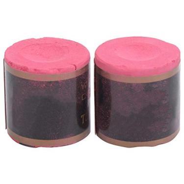 Imagem de plplaaoo Giz para sinuca e taco de sinuca verde escuro azul vermelho 2 peças (vermelho)