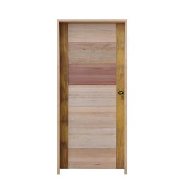 Imagem de Porta BBB Mista 72 X 2.10 Batente Misto 14 CM Fechadura Externa Lado E