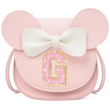 Imagem de OYLOLA Presentes de aniversário para meninas de 3, 4, 5, 6, 7 e 8 anos, bolsa infantil para meninas pequenas, presente para meninas, Rosa