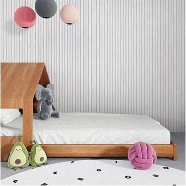 Imagem de Papel De Parede Infantil Sonhos  Pp234 Ripado Cinza - Bobinex