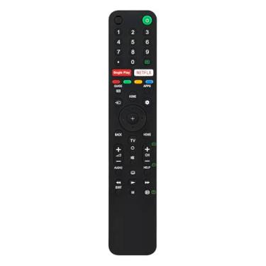 Imagem de ALLIMITY Controle remoto RMF-TX500P 149355512 sem substituição de voz para Sony KD-43X8000H, KD-49X8000H, KD-55A8H, A8H Series, X85G Series, X95G, X8000, KD65X9500H, KD75X8000H, KD75X8000H, KD75X8