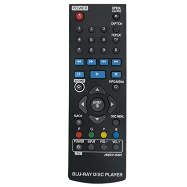 Imagem de AKB75135401 Controle remoto de substituição adequado para LG Blu-ray Player UBK80 BP175 UP870 BPM35 UP875 BP125N BP335WN BP340 BP240N BP250 BP125 BP550 BPM34 BP340 BPM25 BP135 BP145 BP145N BP155 BP165