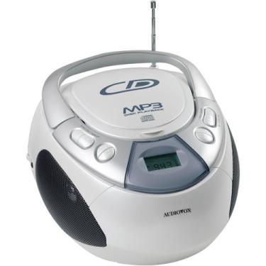 Imagem de Audiovox – Caixa de som portátil de CD/MP3 CE250MP