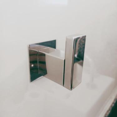 Imagem de Cabide para Banheiro Inox Cabideiro Gancho Toalha Suporte Para Roupas 