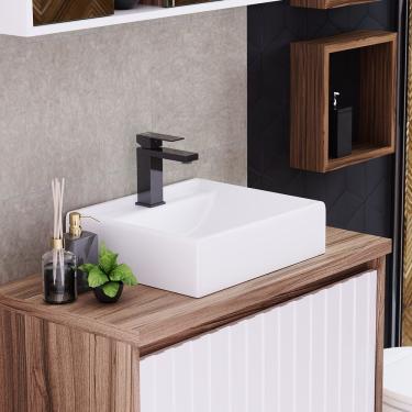 Imagem de Cuba Sintética 35,7x40cm Ravena Darabas Agardi Branco